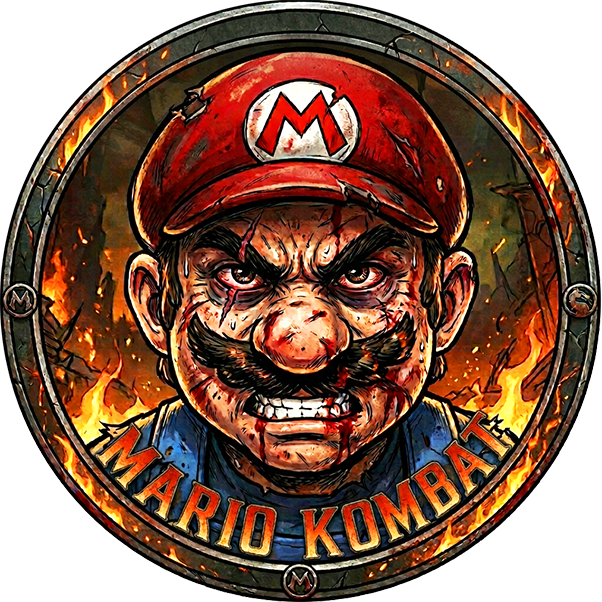 Mario Kombat Motiv